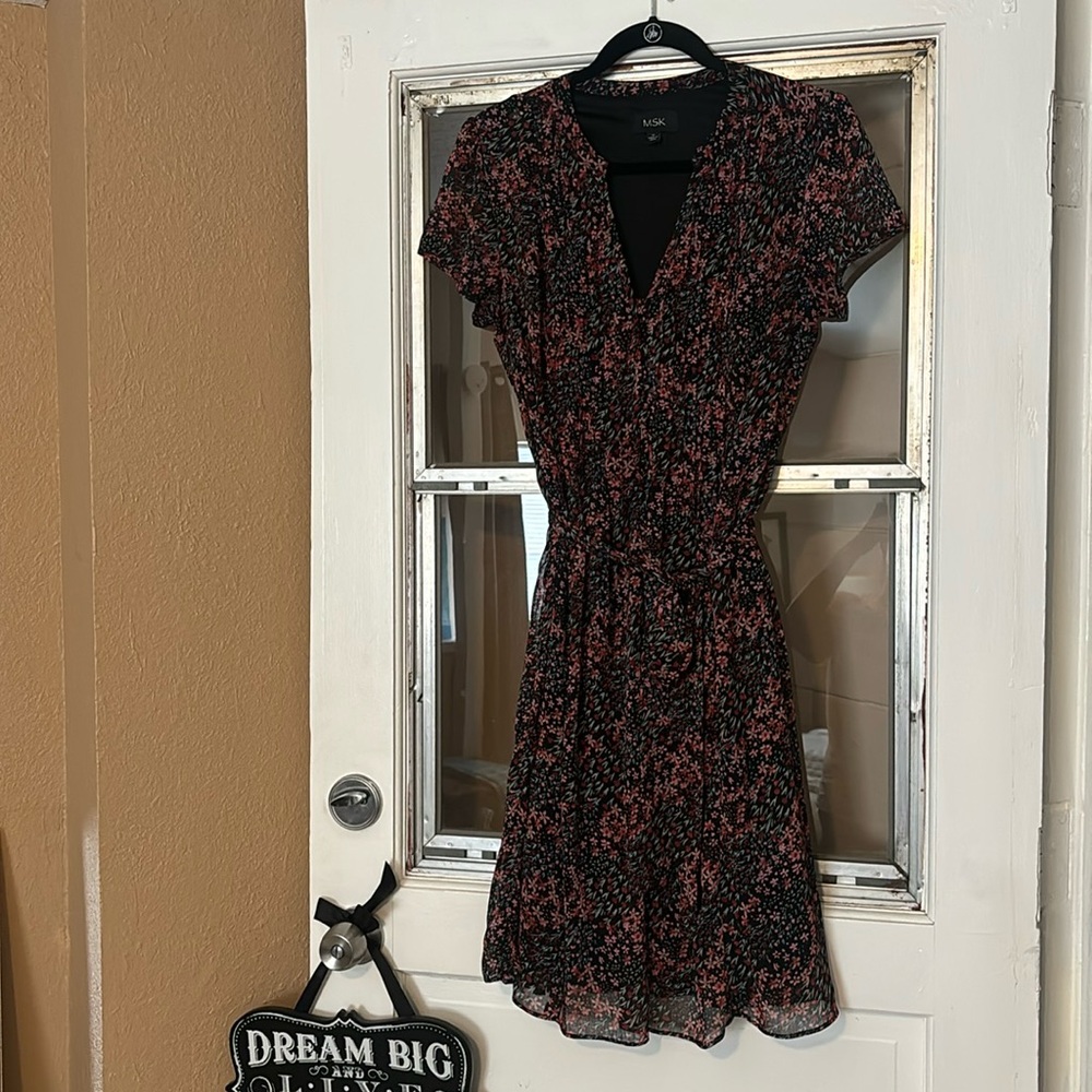 MSK Floral Dress